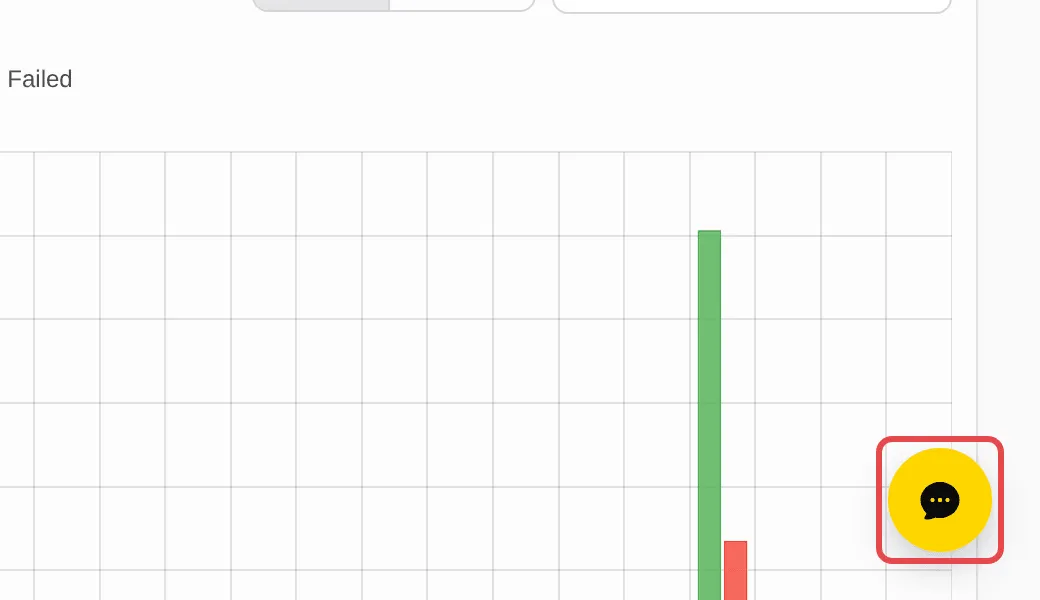 The yellow Help button highlighted at the bottom right of the BCL dashboard