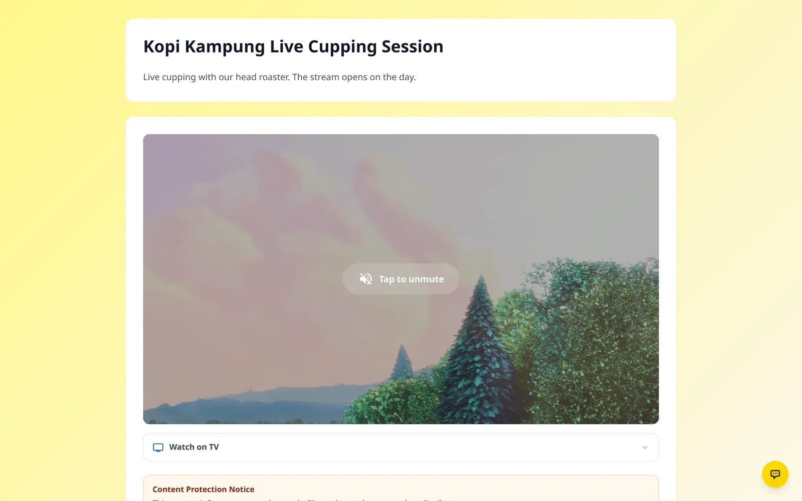 The stream page in the Default (Light) theme